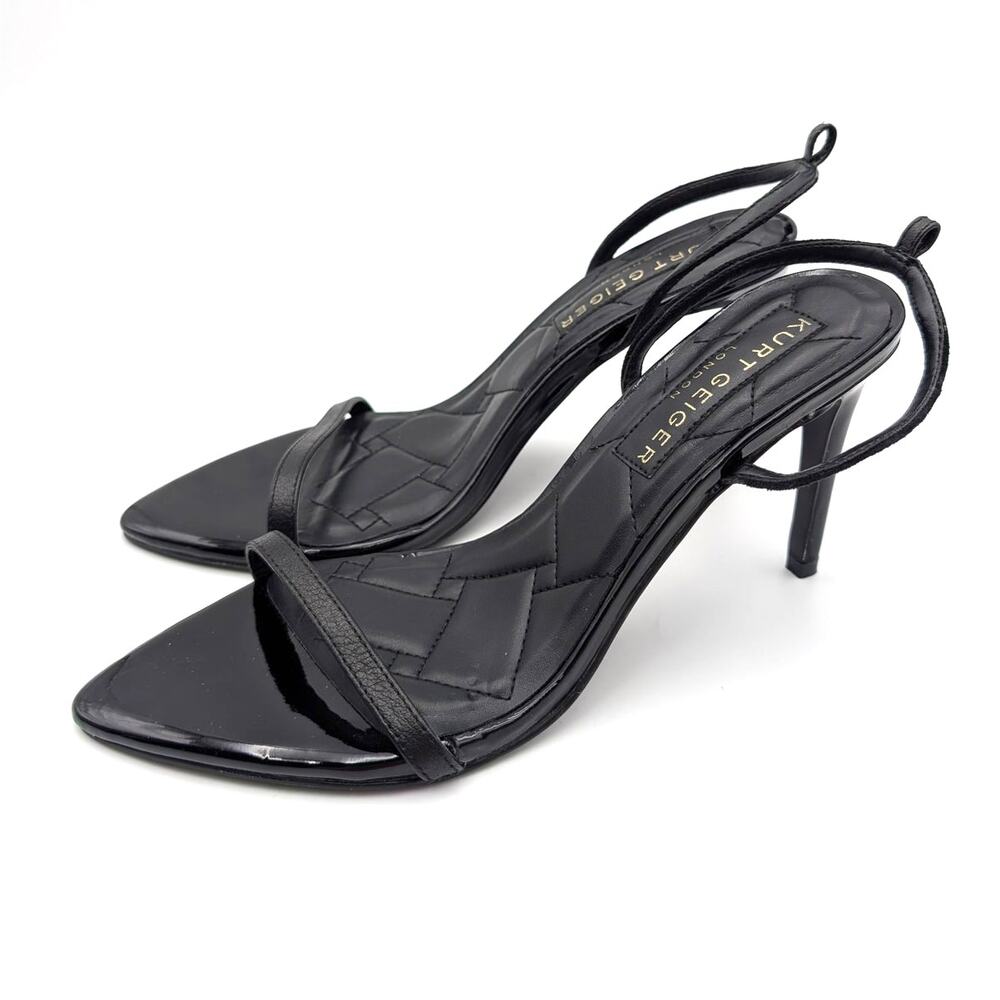 Kurt Geiger Shoreditch Stiletto Heel Sandal Women's Black Size US11.5 EU42